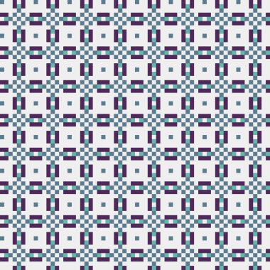 Soyut Geometrik Desen, üretken hesaplama sanatı, vektör illüstrasyonu  