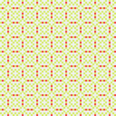 Soyut Geometrik Desen, üretken hesaplama sanatı, vektör illüstrasyonu  