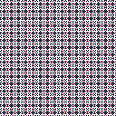 Soyut Geometrik Desen, üretken hesaplama sanatı, vektör illüstrasyonu  