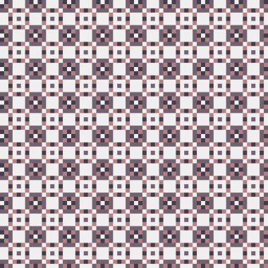 Soyut Geometrik Desen, üretken hesaplama sanatı, vektör illüstrasyonu