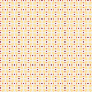 Soyut Geometrik Desen, üretken hesaplama sanatı, vektör illüstrasyonu  