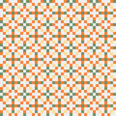 Soyut Geometrik Desen, üretken hesaplama sanatı, vektör illüstrasyonu  