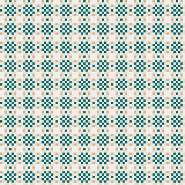 Soyut Geometrik Desen, üretken hesaplama sanatı, vektör illüstrasyonu  