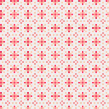 Soyut Geometrik Desen, üretken hesaplama sanatı, vektör illüstrasyonu  