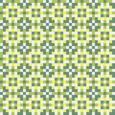 Soyut Geometrik Desen, üretken hesaplama sanatı, vektör illüstrasyonu