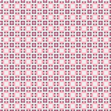 Soyut Geometrik Desen, üretken hesaplama sanatı, vektör illüstrasyonu  