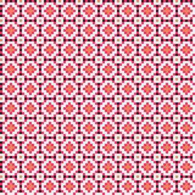 Soyut Geometrik Desen, üretken hesaplama sanatı, vektör illüstrasyonu