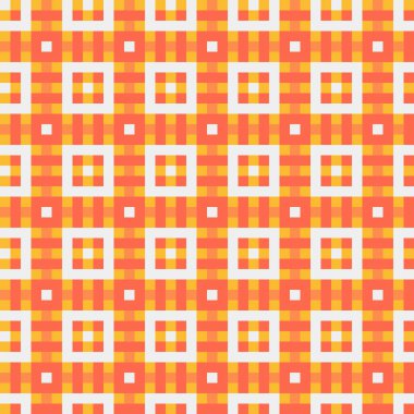 Soyut Geometrik Desen, üretken hesaplama sanatı, vektör illüstrasyonu  