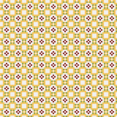 Soyut Geometrik Desen, üretken hesaplama sanatı, vektör illüstrasyonu  