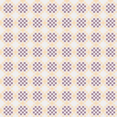 Soyut Geometrik Desen, üretken hesaplama sanatı, vektör illüstrasyonu  