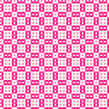 Soyut Geometrik Desen, üretken hesaplama sanatı, vektör illüstrasyonu  