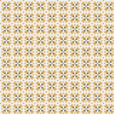 Soyut Geometrik Desen, üretken hesaplama sanatı, vektör illüstrasyonu  