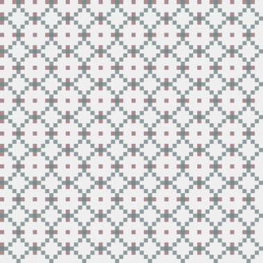 Soyut Geometrik Desen, üretken hesaplama sanatı, vektör illüstrasyonu  