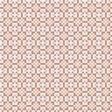 Soyut Geometrik Desen, üretken hesaplama sanatı, vektör illüstrasyonu