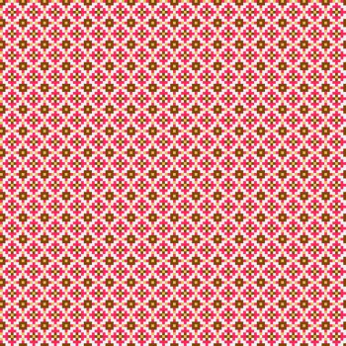 Soyut Geometrik Desen, üretken hesaplama sanatı, vektör illüstrasyonu