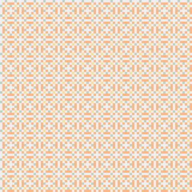 Soyut Geometrik Desen, üretken hesaplama sanatı, vektör illüstrasyonu  