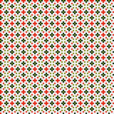 Soyut Geometrik Desen, üretken hesaplama sanatı, vektör illüstrasyonu  