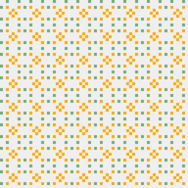 Soyut Geometrik Desen, üretken hesaplama sanatı, vektör illüstrasyonu  