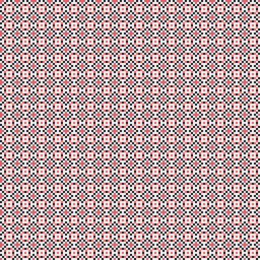 Soyut Geometrik Desen, üretken hesaplama sanatı, vektör illüstrasyonu  