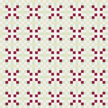 Soyut Geometrik Desen, üretken hesaplama sanatı, vektör illüstrasyonu  