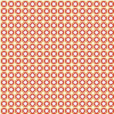 Soyut Geometrik Desen, üretken hesaplama sanatı, vektör illüstrasyonu  