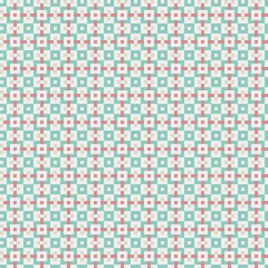 Soyut Geometrik Desen, üretken hesaplama sanatı, vektör illüstrasyonu