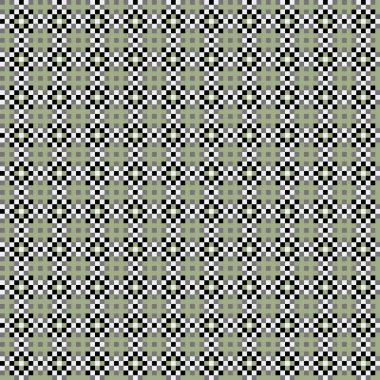 Soyut Geometrik Desen, üretken hesaplama sanatı, vektör illüstrasyonu