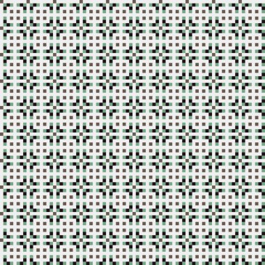 Soyut çapraz desenli üretken hesaplama sanatı çizimi