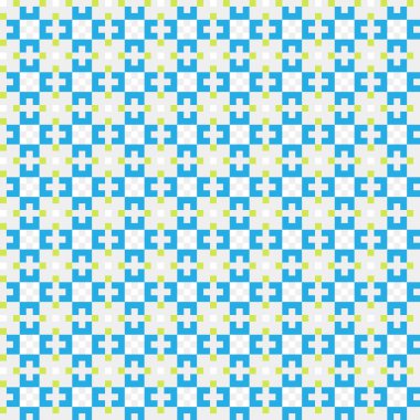 Soyut Geometrik Desen, üretken hesaplama sanatı, vektör illüstrasyonu  