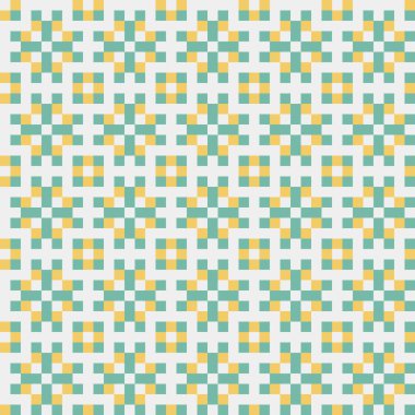 Soyut çapraz desenli üretken hesaplama sanatı çizimi