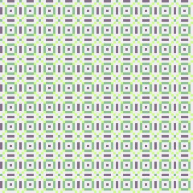 Soyut Geometrik Desen, üretken hesaplama sanatı, vektör illüstrasyonu  