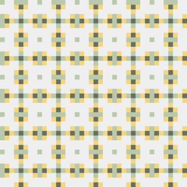 Soyut Geometrik Desen, üretken hesaplama sanatı, vektör illüstrasyonu  