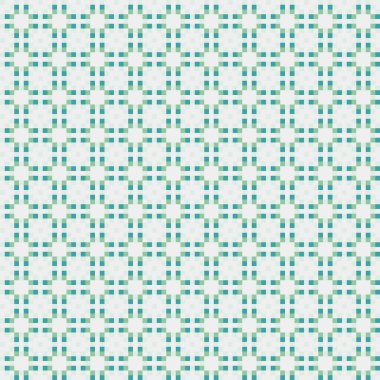 Soyut Geometrik Desen, üretken hesaplama sanatı, vektör illüstrasyonu  