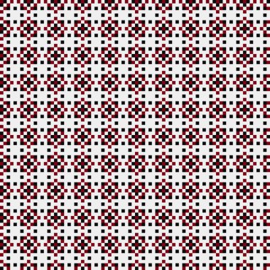 Soyut Geometrik Desen, üretken hesaplama sanatı, vektör illüstrasyonu  