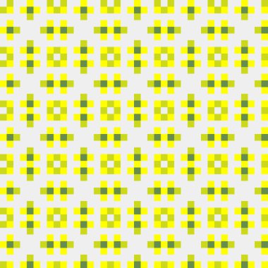 Soyut Geometrik Desen, üretken hesaplama sanatı, vektör illüstrasyonu  