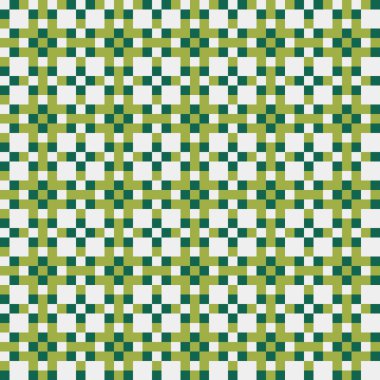 Soyut Geometrik Desen, üretken hesaplama sanatı, vektör illüstrasyonu  