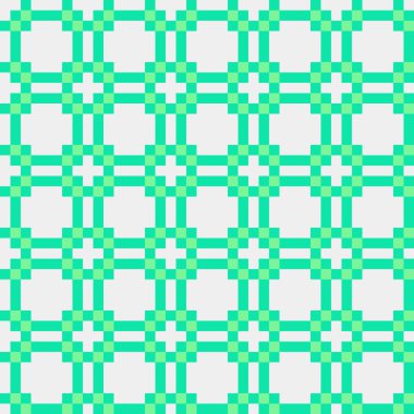 Soyut Geometrik Desen, üretken hesaplama sanatı, vektör illüstrasyonu  