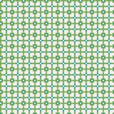 Soyut Geometrik Desen, üretken hesaplama sanatı, vektör illüstrasyonu  