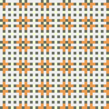 Soyut çapraz desenli üretken hesaplama sanatı çizimi 