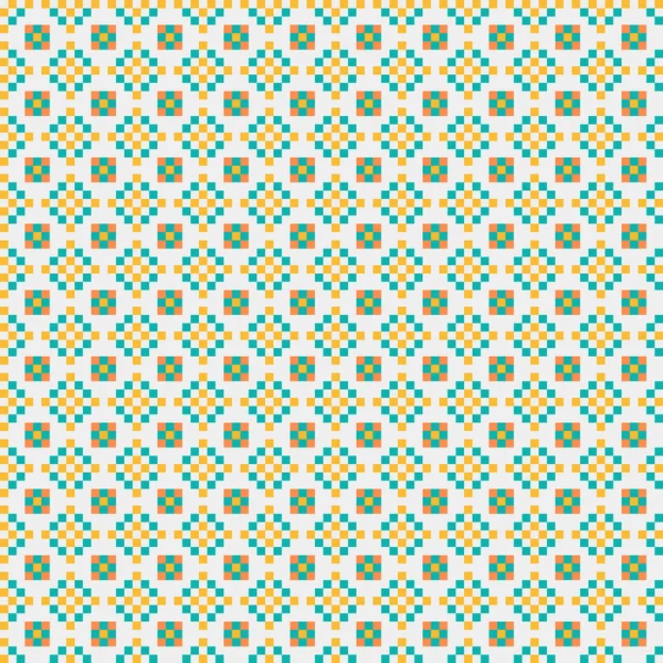 Soyut Geometrik Desen, üretken hesaplama sanatı, vektör illüstrasyonu  