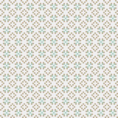 Soyut Geometrik Desen, üretken hesaplama sanatı, vektör illüstrasyonu 