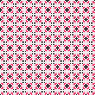 Soyut çapraz desenli üretken hesaplama sanatı çizimi 