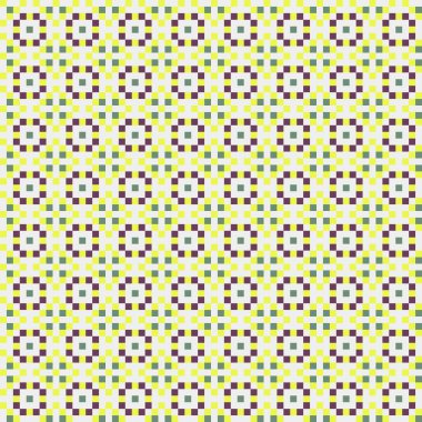 Soyut Geometrik Desen, üretken hesaplama sanatı çizimi