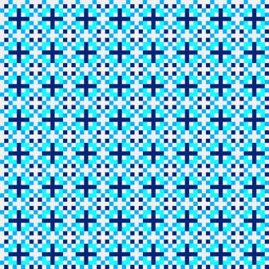 Soyut Geometrik Desen, üretken hesaplama sanatı çizimi