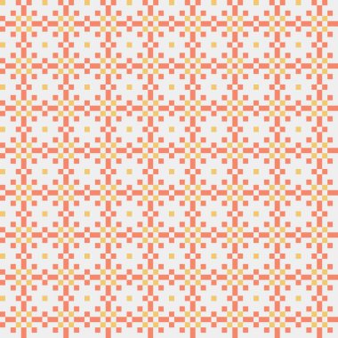 Soyut çapraz desenli üretken hesaplama sanatı çizimi 