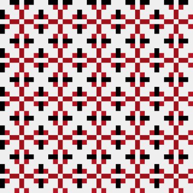 Soyut çapraz desenli üretken hesaplama sanatı çizimi 