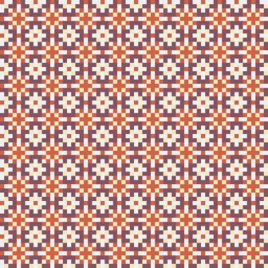 Soyut Geometrik Desen, üretken hesaplama sanatı, vektör illüstrasyonu