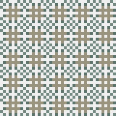 Soyut çapraz desenli üretken hesaplama sanatı çizimi