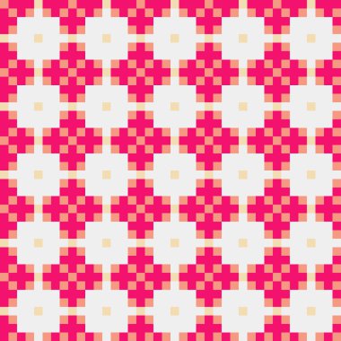 Soyut Geometrik Desen, üretken hesaplama sanatı çizimi