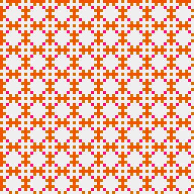 Soyut Geometrik Desen, üretken hesaplama sanatı çizimi